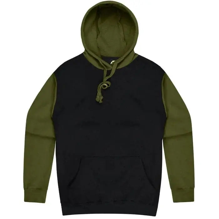 Aussie Pacific Monash Men's Hoodies 1530  Aussie Pacific BLACK/MILITARY GREEN S